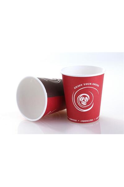Genel Markalar Karton Bardak 8 Oz. 50 Adet.