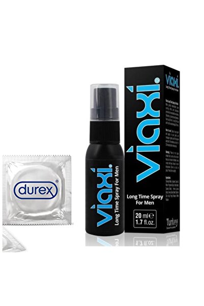 Viaxi Long Time Spray For Men + Durex Prezarvatif 1 Adet