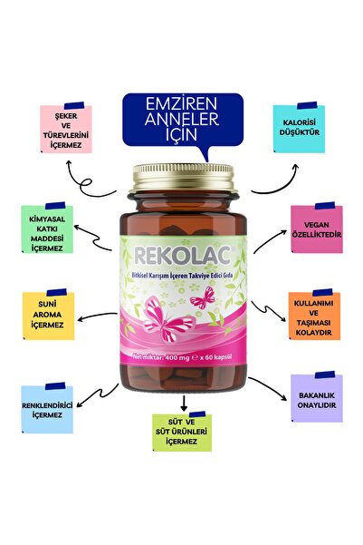 rekolac Rekofarma Bitkisel Kapsül Emziren Anneler Için
