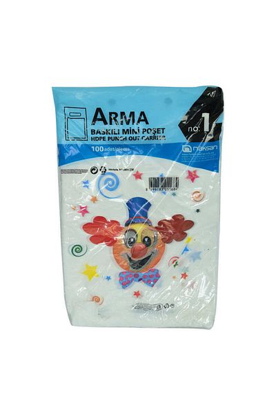 NAKSAN Arma Printed Mini Bag 35X22 100 Pieces