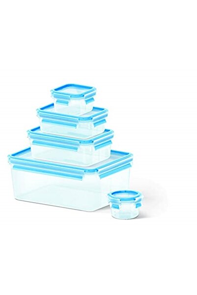 TEFAL Masterseal Fresh 5'li Saklama Kabı Seti 3.70 L + 1 L + 0.55 L + 0.25 L + 0.15 L, 3100517990