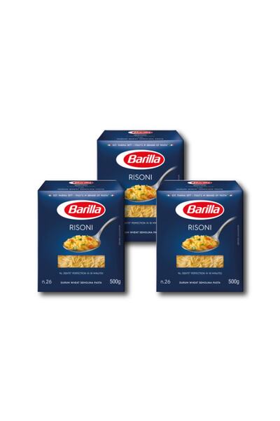 Barilla Arpa Şehriye/ Risoni 500 G X 3 Adet