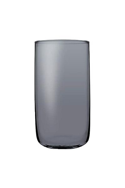 Paşabahçe Set of 6 Gray Soft Drink Water Glasses - 365 cc420805