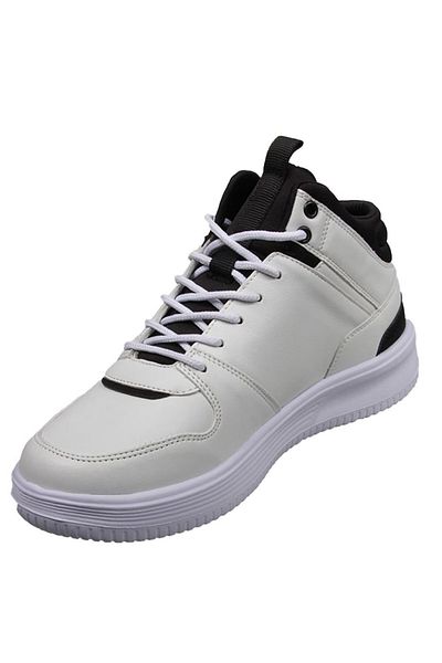 M.P. M.p 222-1578 Λευκά Μαύρα Αθλητικά Παπούτσια Unisex με κορδόνια μέχρι τον αστράγαλο