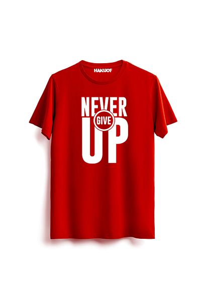 hakuof Ποτέ μην εγκαταλείπετε T-shirt