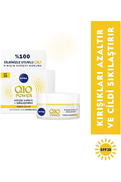 NIVEA Q10 Power Yüksek Güneş Korumalı Kırışık Karşıtı +sıkılaştırıcı Gündüz K...