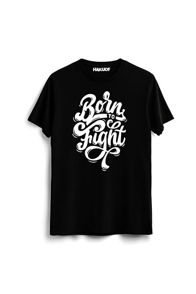 hakuof Μπλουζάκι Born To Fight