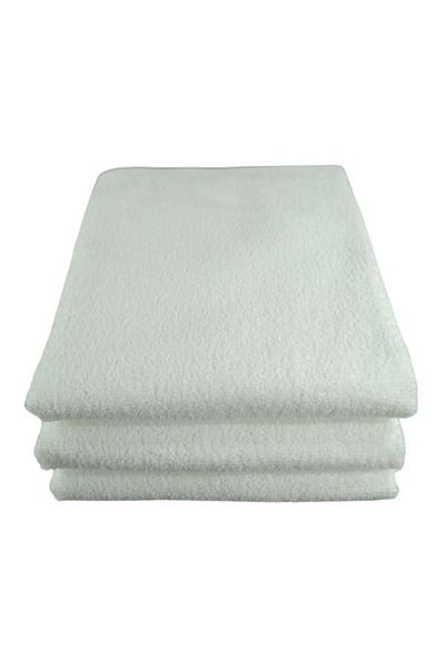 Bol Ticaret Tekstil 12 bucăți alb microfibră coafor mână față prosop sport vopsea păr fără reținere 50x90 cm
