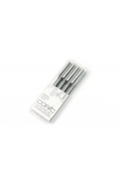 Copic مجموعة Multiliner Cool Grey (0,05, 0,1, 0,3, 0,5)