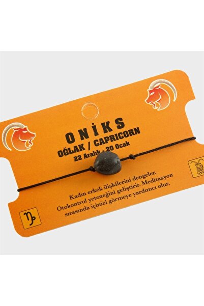 AKSESUARIM Kadın Doğaltaşlı Burç Ip Bileklik