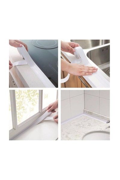 Hediye Rüzgarı White Waterproof Sink Edge Band (without box) (3.2m