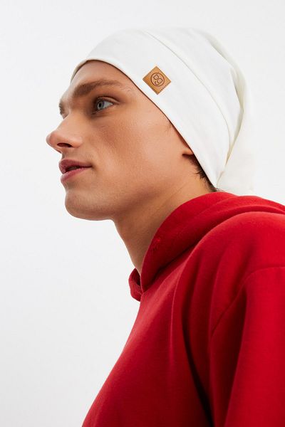 Butikgiz Men's 4-Season Cotton, Flexible, Ultra Soft, Lightweight, Anti-Sweat, Combed Cotton Hat with Rope Detail