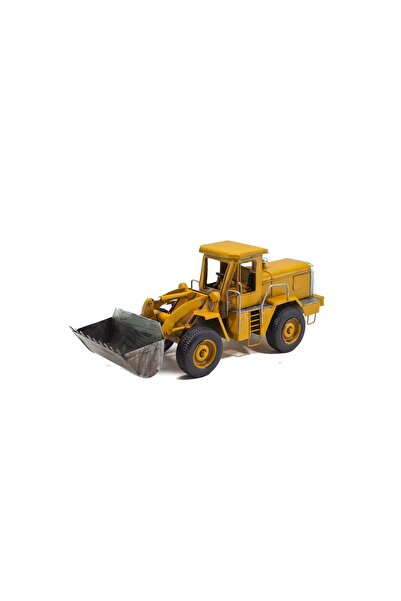 Erzi Dekoratif Metal Kepçeli Buldozer Iş Makinesi C0793