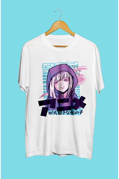 YQYQ Χαριτωμένο Anime Girl Manga Ιαπωνικό σχέδιο με τυπωμένο μπλουζάκι Unisex