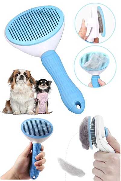 TREND Automatic Cleaning Pet Comb Blue -