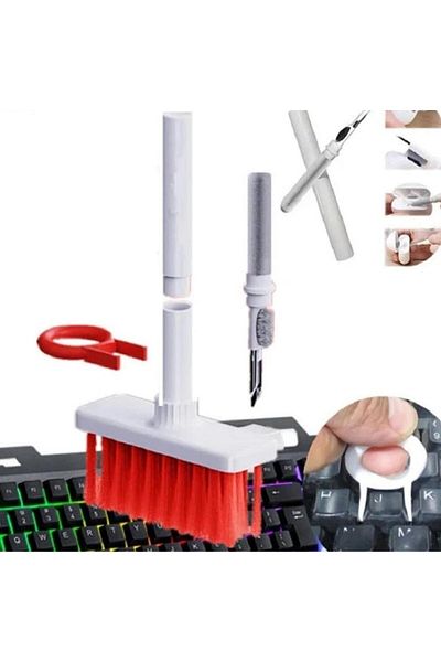 fine class Bluetooth Headphone And Computer Cleaning Pen, Multi-Functional 5 In 1 Pen Kit