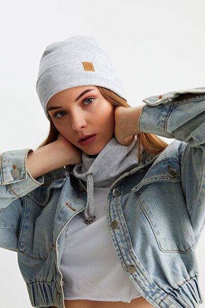 Butikgiz 3 in One Fisherman Style Beret + String Beret + Neck Collar Lightweight, 100% Cotton Winter Set