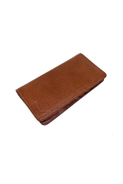 DERKON Genuine Leather Unisex Wallet with Phone Compartment