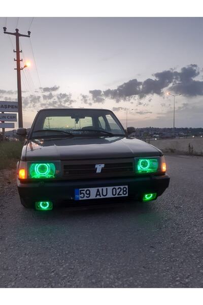 AYDIN TUNİNG Tofaş Uyumlu - Far Sis 16 Renkli Far Içi O Tip Angel