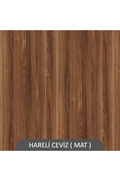 RAFKESTİR 2 Li Raf Set ( 80 - 60 ) Hareli Ceviz (mat)