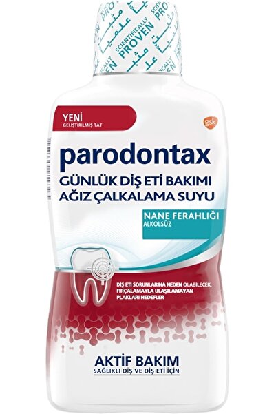 Parodontax Günlük Diş Eti Bakım Ağız Çalkalama Suyu Nane 500 Ml