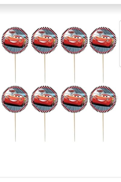 Lema Store Cars Arabalar Şimşek Mcqueen Kürdan Set