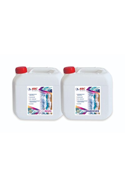 ARCMARİN KİMYA VE DENİZCİLİK HIRDAVAT Arc Art Resin-sanatsal Ultra Şeffaf Epoxy Reçine 4 Lt Kıt
