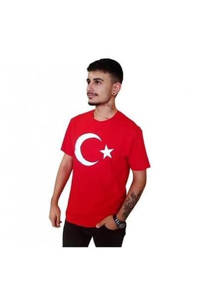 NOBLE STORE Μπλουζάκι με τουρκική σημαία