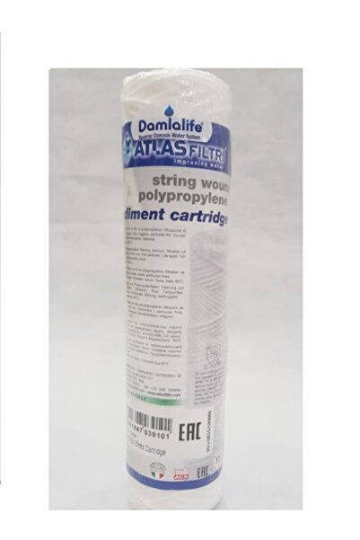 damlalife Atlas 10'' Ip Filtresi 5 Micron Bina Girişi, Kuyu Suyu Arıtma