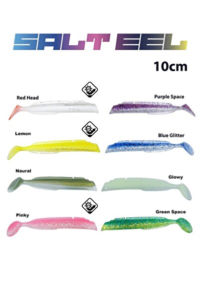 Fujin Salt Eel Body 10cm X3 Silikon Yem Gövde