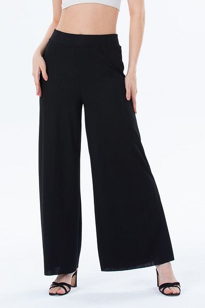 Gül Moda Women's High Waist Large Size Wide Leg Trousers G078-1