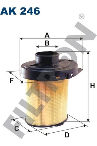 Filtron Citroen Zx 1.1 60Hp Air Filter - 03-91-06-97 Ak246