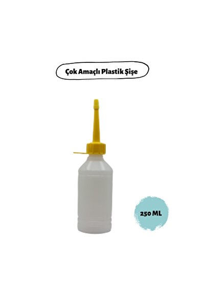 HOBİFLEX Plastik Şişe Çok Amaçlı Dolum Şişesi 250 Ml 6 Adet