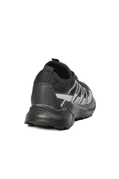 Lafonten Bishop Black White Mesh Summer Children's Sports Shoes Black White