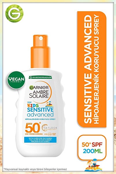 Garnier Keyonline Ambre Solaire Çocuk Koruyucu Sprey Spf 50 200.. Mll