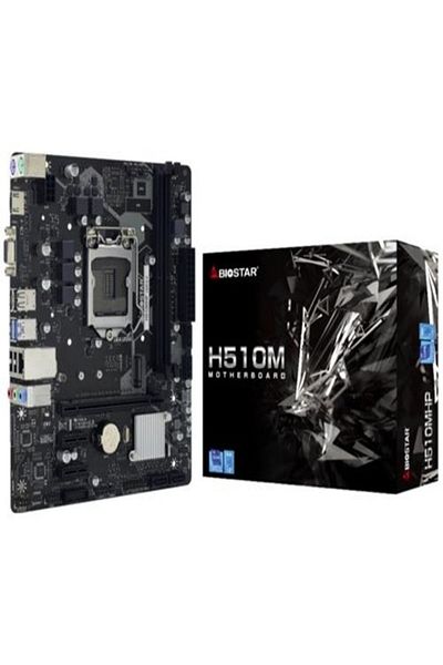 Biostar H510mhp Ddr4 3200 S+v+gl 1200p M.2، USB 3.2,3200,64 جيجابايت بحد أقصى