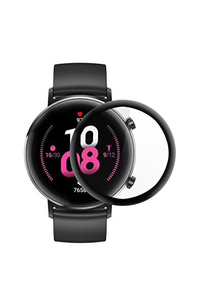 Genel Markalar Huawei Watch Gt2 42mm 5d Polymer Nano Tam Kaplayan Ekran Koruy...