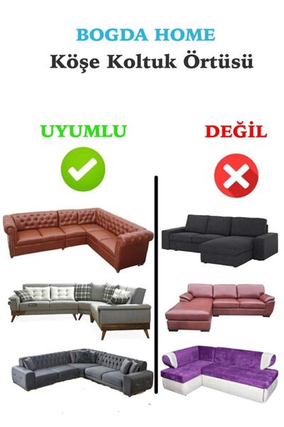 AK LALE Frida Modüler Kanepe Köşe Koltuk Takımı Kılıfı Kiremit Renk Bürümcük Kumaş Pofidik Köşe Örtü