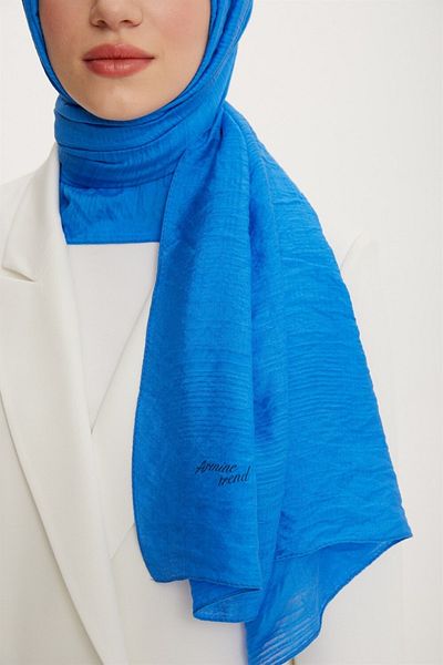 Armine Trend Star Shawl - Atsstr-561 - Albastru