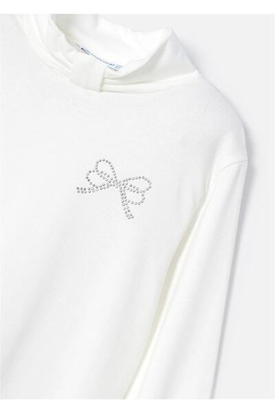 MAYORAL Kız Çocuk Balıkçı Yaka Basic Krem 145