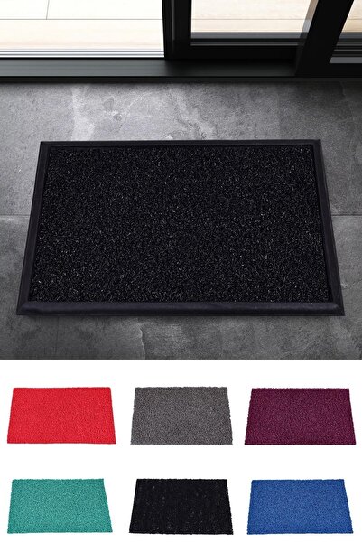 Atasoy Zemin Kıvırcık Paspaslı Hijyenik Kauçuk Paspas Kapı Önü Paspası