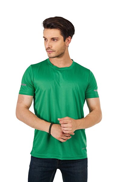 GHASSY CO. Ανδρικό μπλουζάκι αθλητικής τεχνικής απόδοσης που απομακρύνει την υγρασία Quick Dry