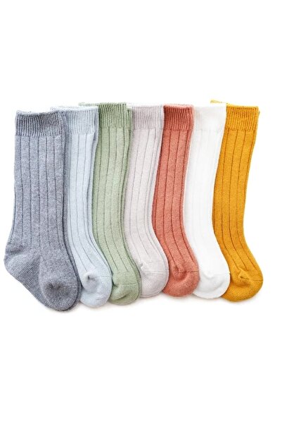 ÖZKARDEŞLER BABY Bebek Diz Altı Çorap 7li