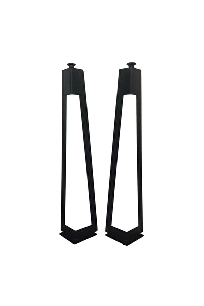 AS DESİGN Pachet de 2 picioare decorative pentru masă din metal