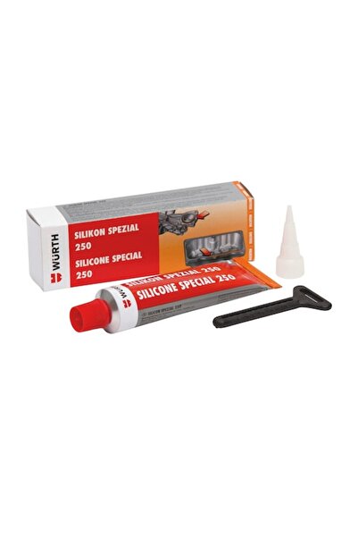 Würth Yüksek Isı Silikonu Isıya Dayanıklı Silikon 70ml Siyah Renk
