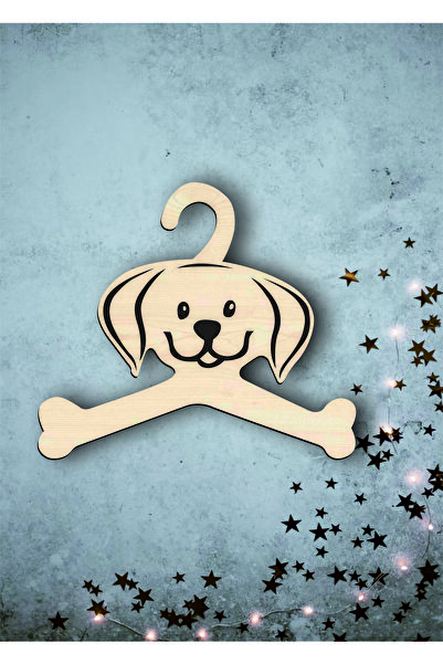 Sipylum 20'li Bebek Elbise Askısı Ahşap Kıyafet Askısı Köpek
