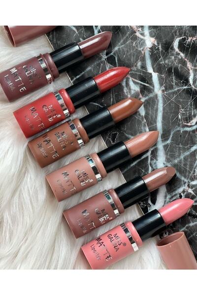 MissGalina 6'lı Ruj Seti Miss Galina