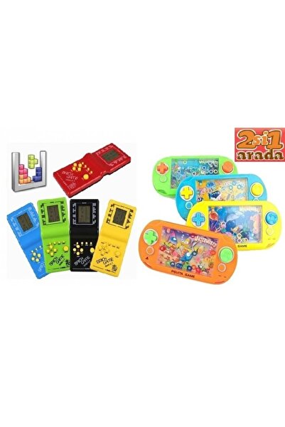 Cango 2in1 Nostalji Oyuncak El Atarisi Tetris Ve Su Oyunu Halka Geçirme 2si B...