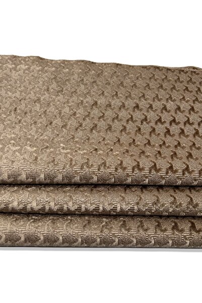 Fabric Hill's Duck&garden Modern Örme Jakarlı Parlak Yönsüz Kadife Polar Astarlı Döşemelik Kumaş(1mt)