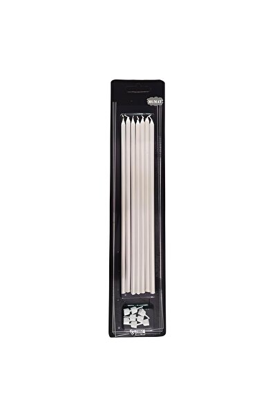 DÜVENCİ TİCARET 18 Cm Metalik Sedef Mum 6'lı M577